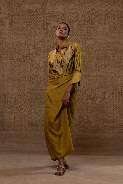 Diamond Yolk ShirtSet - Mustard