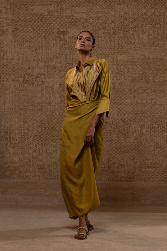 Diamond Yolk ShirtSet - Mustard