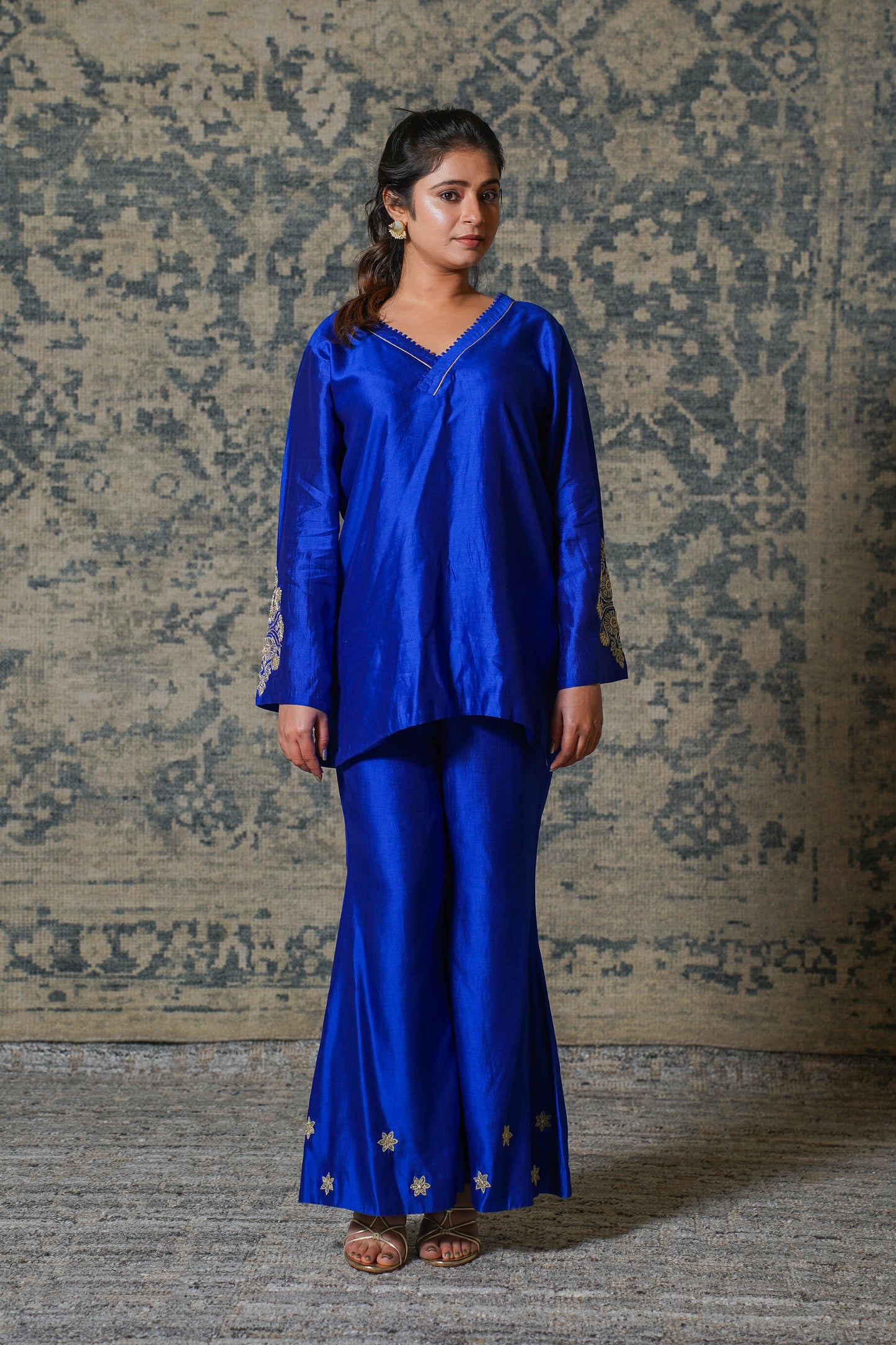 buy Blue Kurta Set Online 