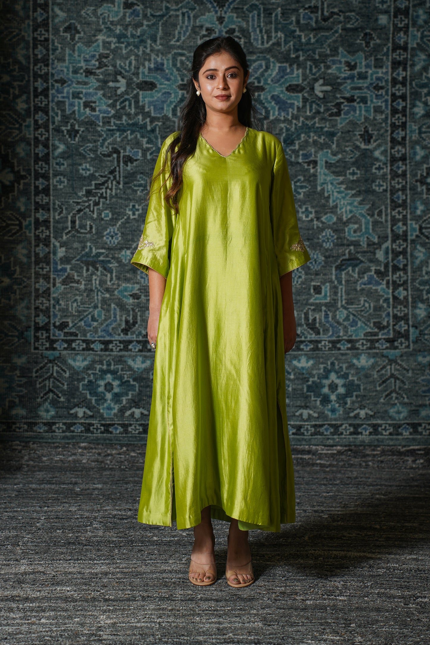 Noor Green Dress