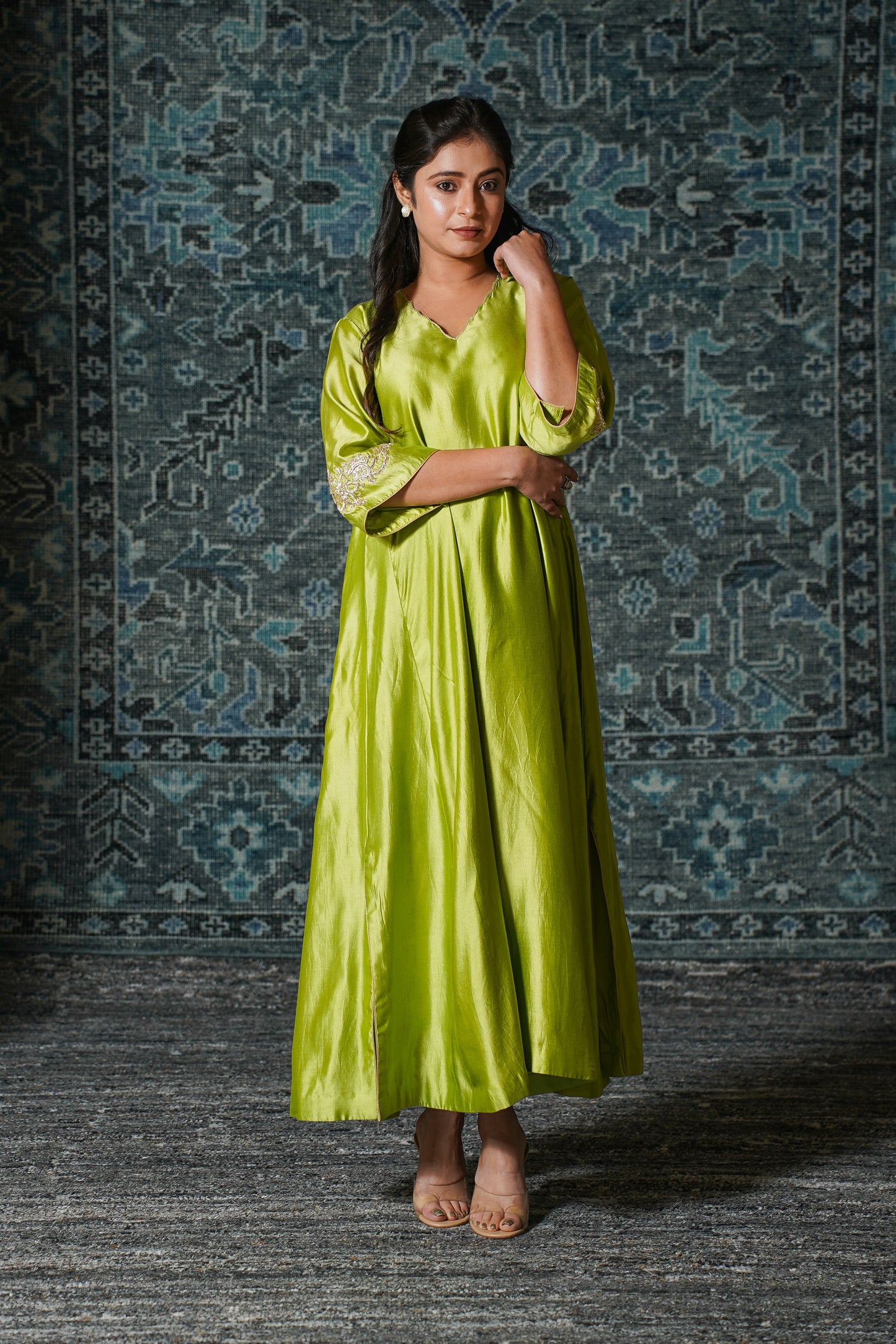 Noor Green Dress