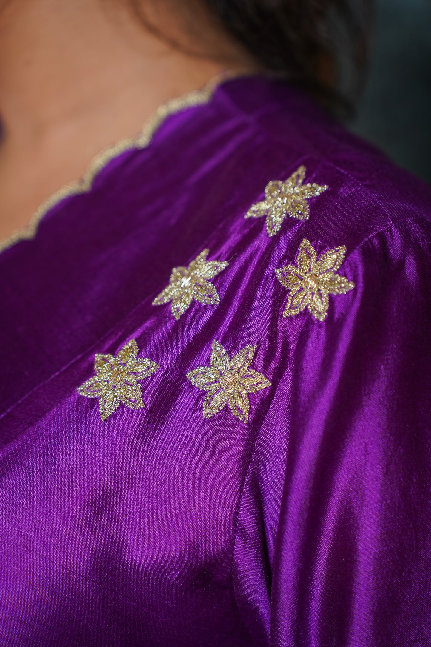 buy Purple Kurta Set Online 