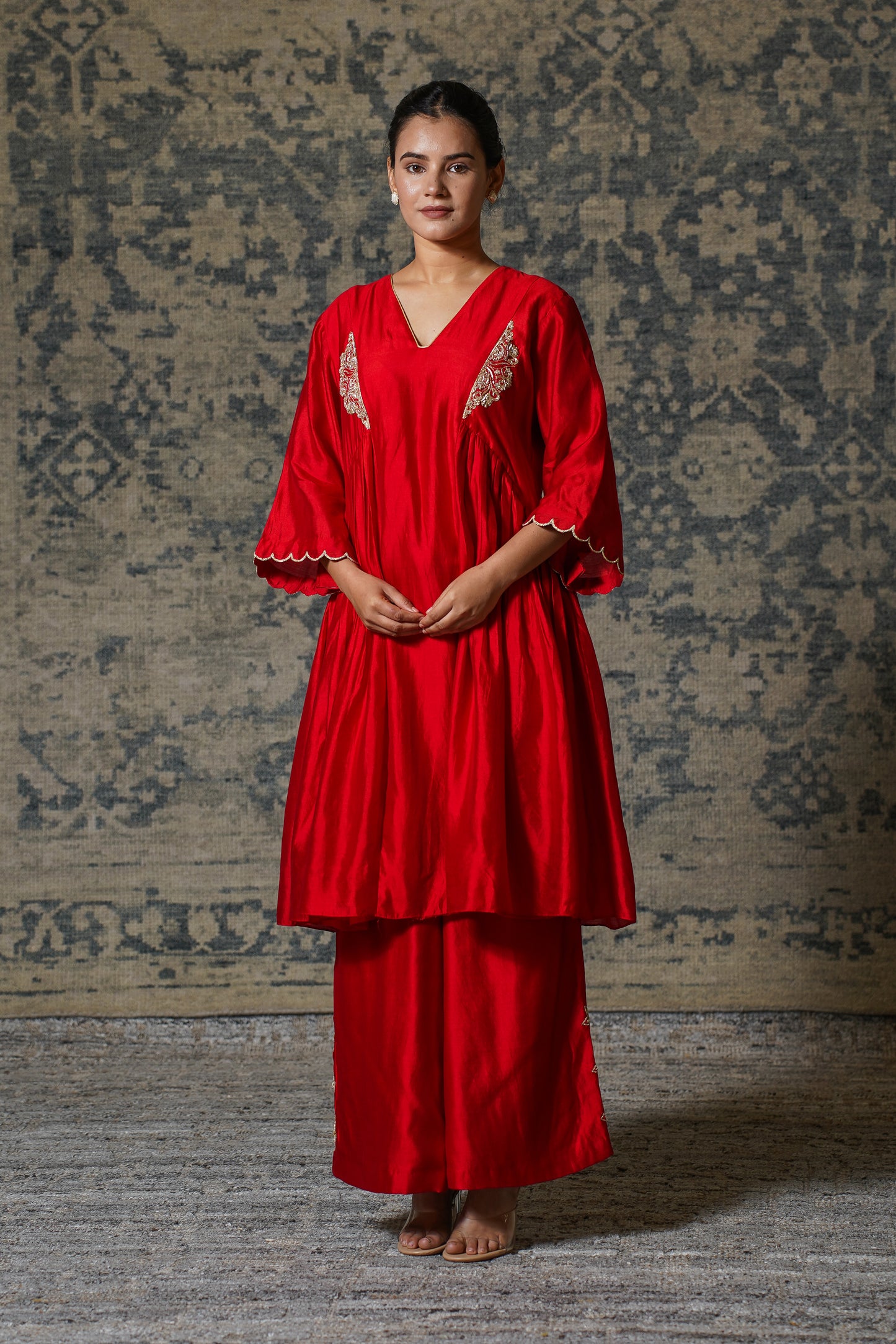 buy Red Kurta Set Online