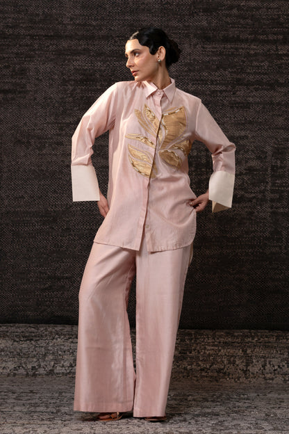Gulnaar Leaf CoordSet - Blush