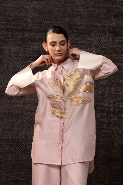 Gulnaar Leaf CoordSet - Blush