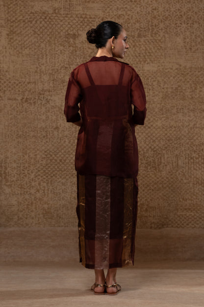 Tinka Jacket Set - Brown