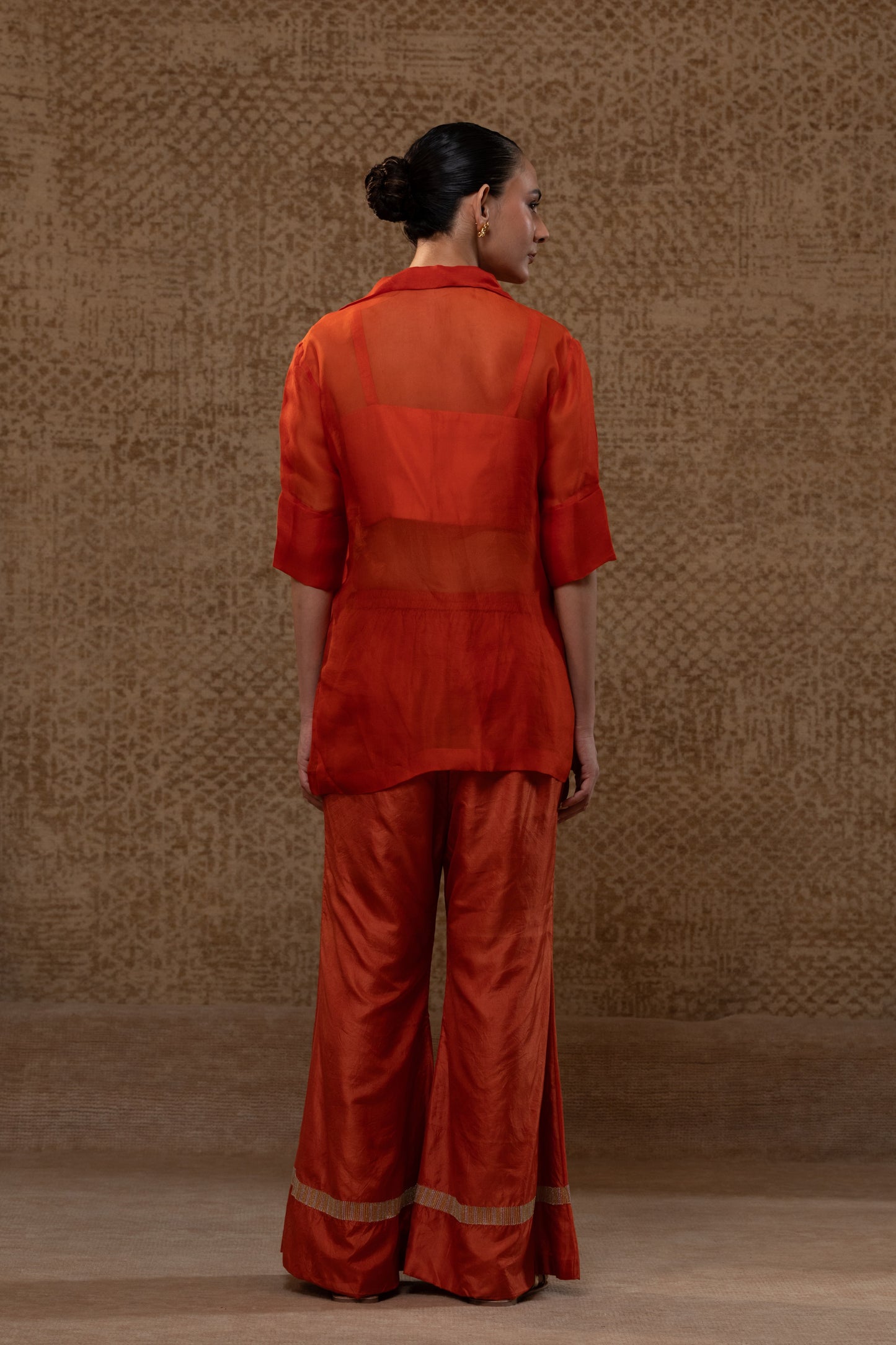 Tinka Jacket Pant Set - Orange