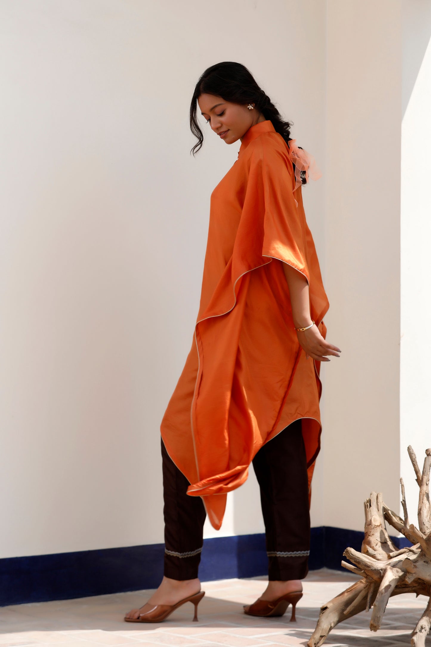 Tarini Silk Kaftan Top