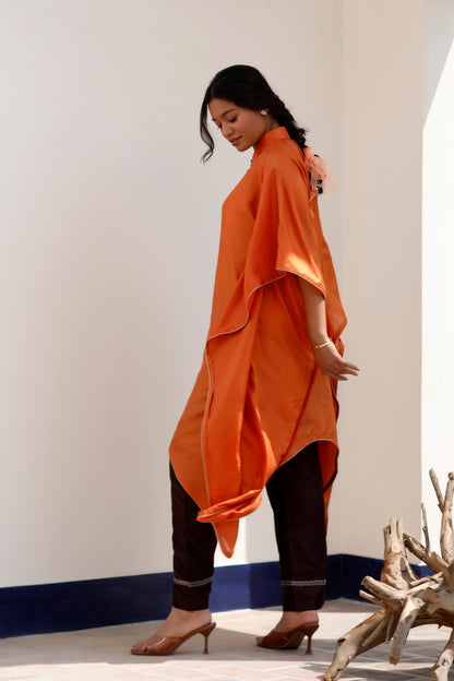 Tarini Silk Kaftan Top