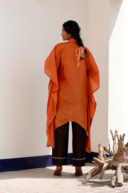 Tarini Silk Kaftan Top