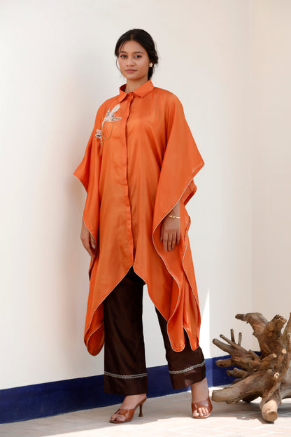 Tarini Silk Kaftan Top