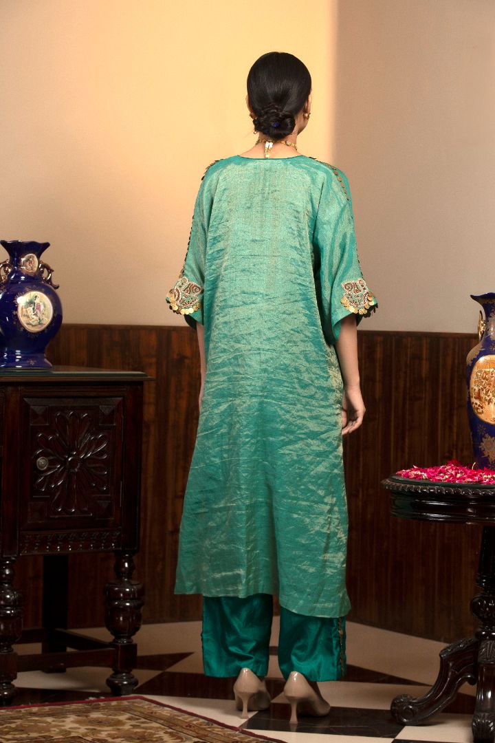 buy Green Kurta Set online