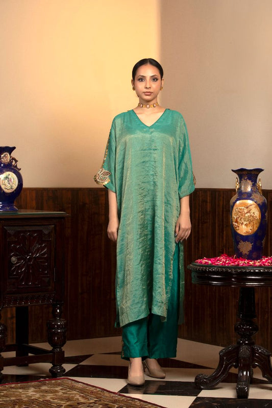 buy Green Kurta Set online