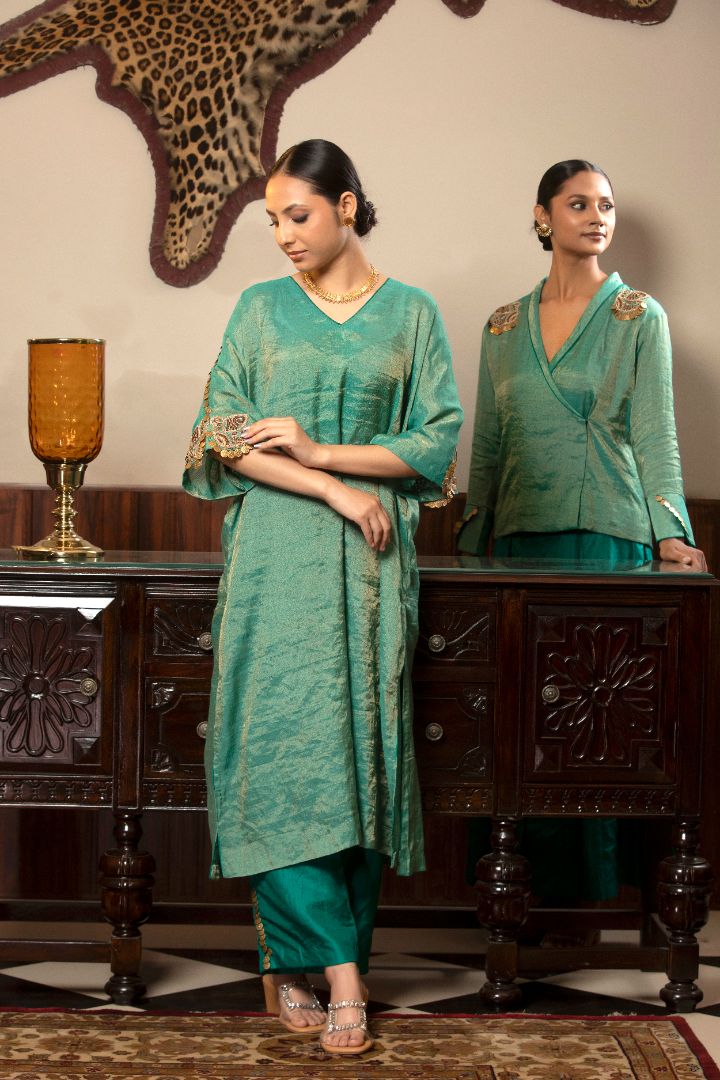 buy Green Kurta Set online