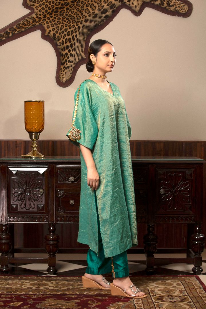 buy Green Kurta Set online