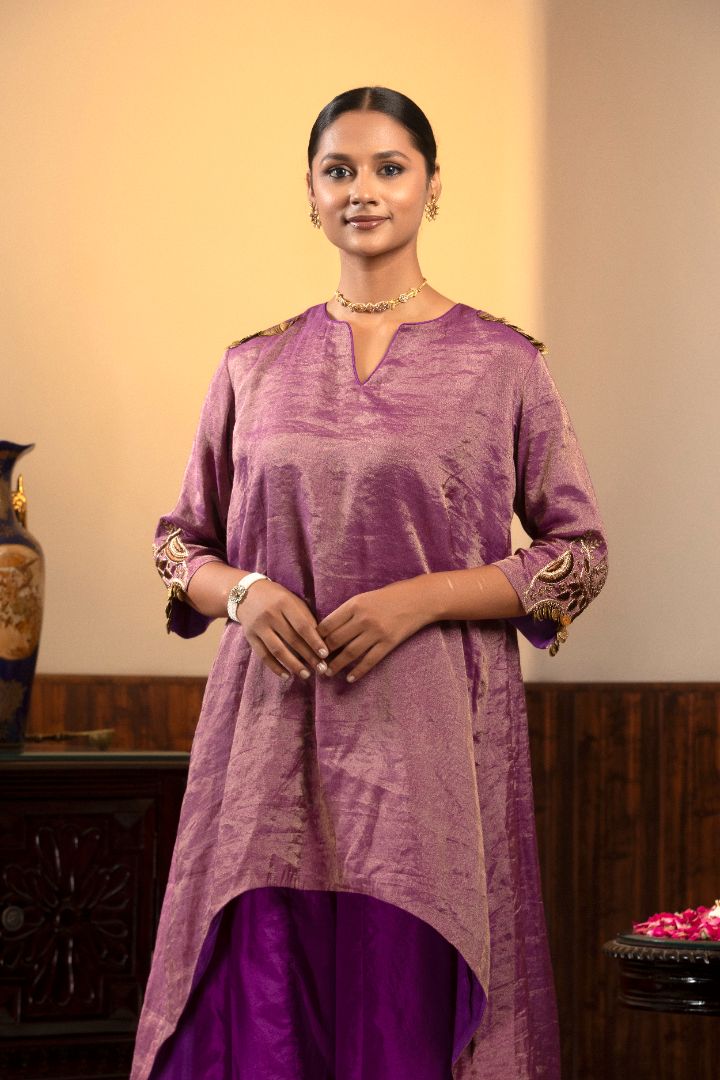 buy  Purple Kurta Set online